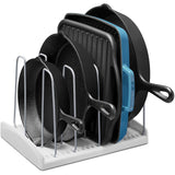 Adjustable Cookware Rack, Standard, White