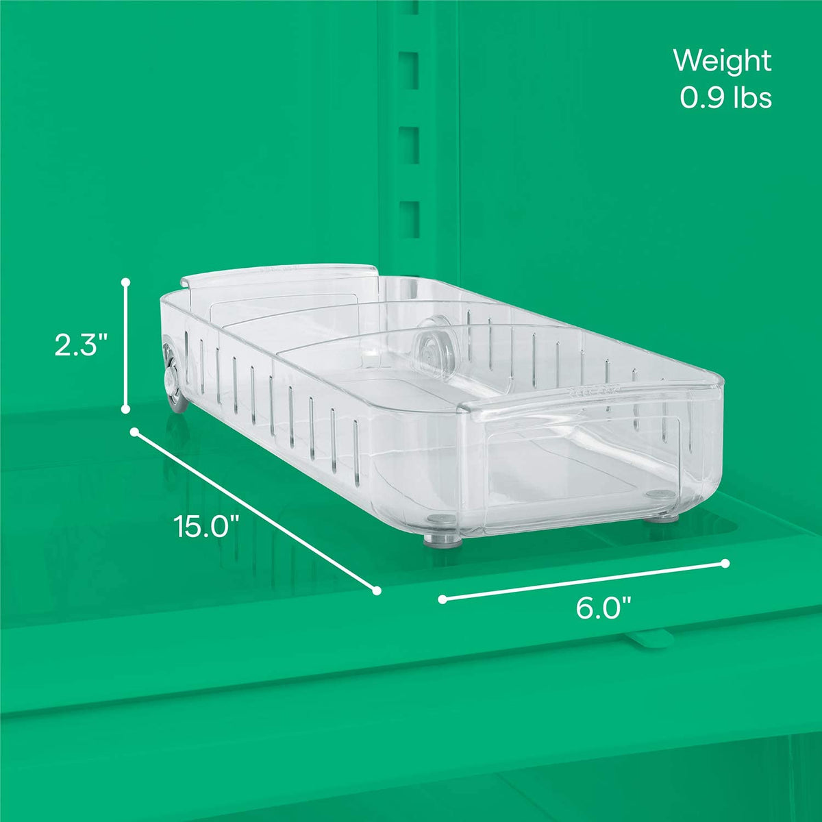 ESTANTE DESLIZANTE PARA NEVERA 15,24 CM X 38,1 CM