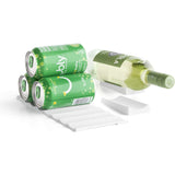 FRIDGE VIEW CAN & BOTTLE STACKERS  16 PIECE