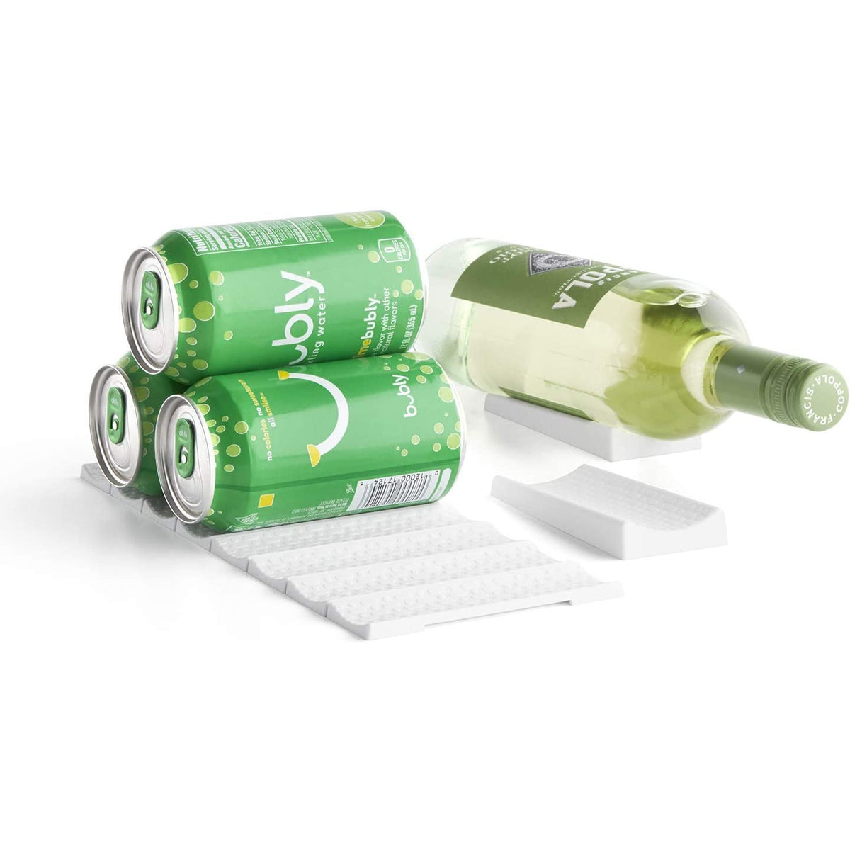 FRIDGE VIEW CAN & BOTTLE STACKERS  16 PIECE