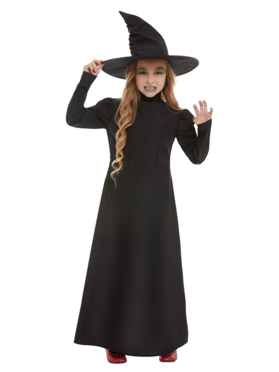 Disfraz de Niña Bruja Malvada, Negro