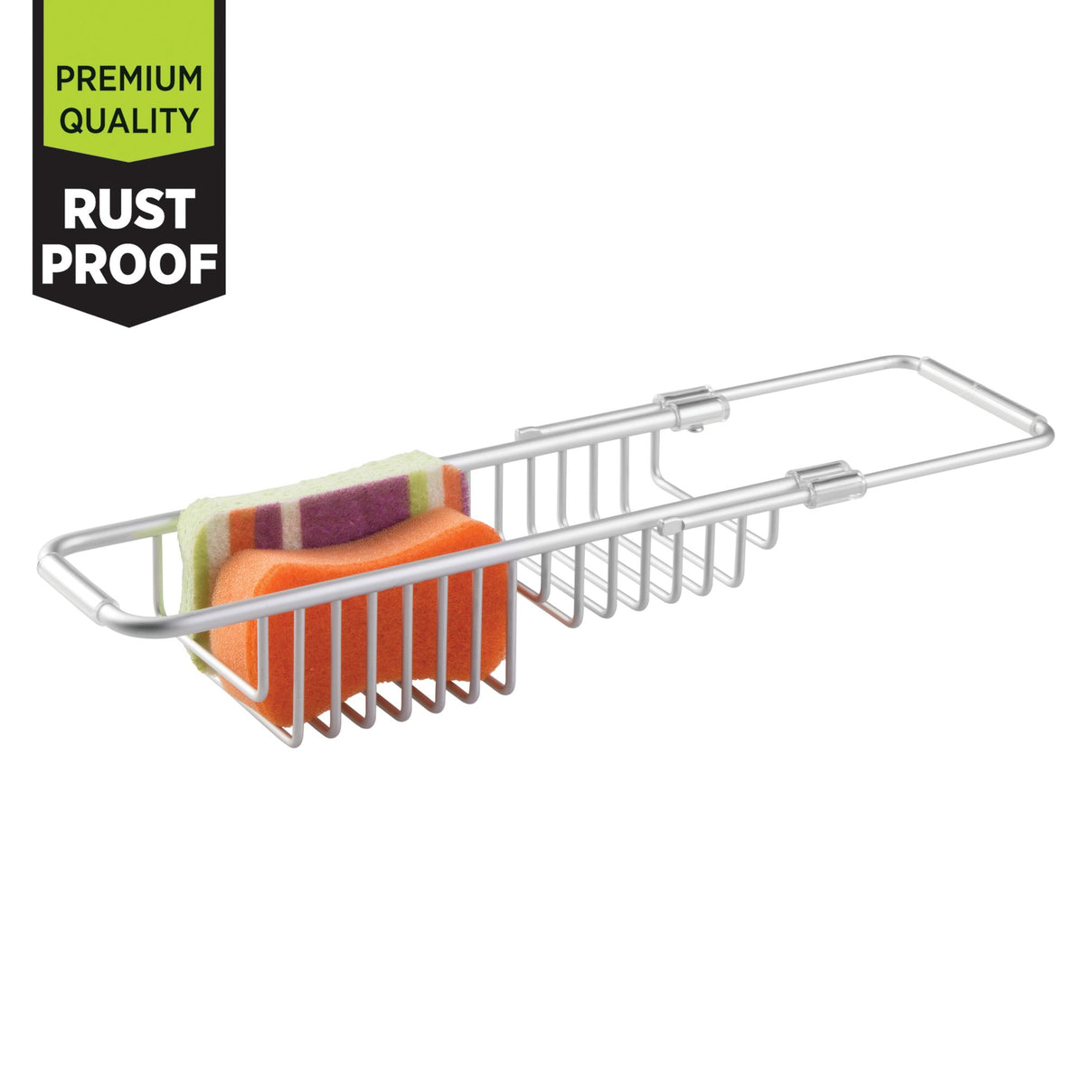 Aluminum over-the-sink caddy 4.2" x 2.6" x 13.2"