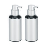Dispensador de jabón de aluminio Metro - Redondo 25,4 cm x 9,1 cm x 7,1 cm