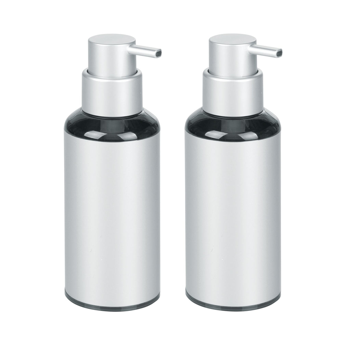 Dispensador de jabón de aluminio Metro - Redondo 25,4 cm x 9,1 cm x 7,1 cm