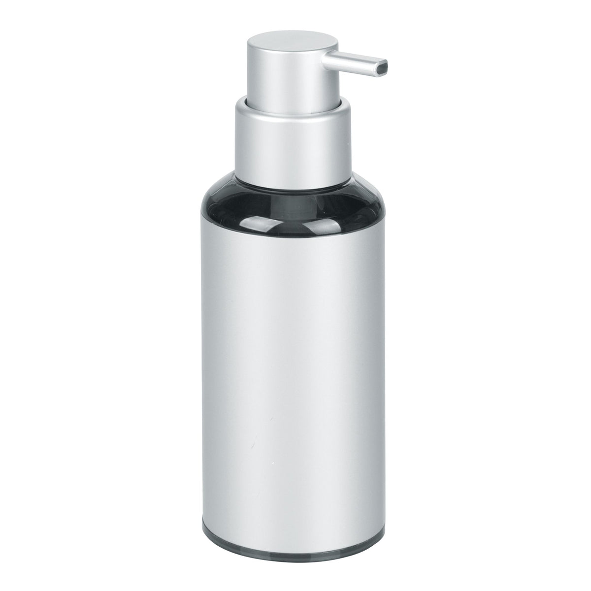 Dispensador de jabón de aluminio Metro - Redondo 25,4 cm x 9,1 cm x 7,1 cm