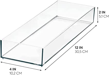 Organizador de cosméticos 4 x 12 x 2