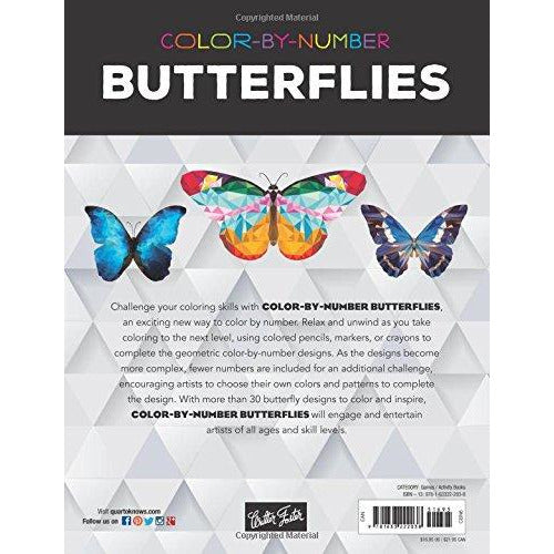MARIPOSAS DE COLOREAR POR NÚMEROS