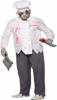 Cocinero de comida rápida zombi