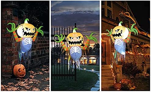 Calabaza Voladora Hinchable de Halloween de 1,68 m de Alto