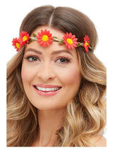 Diadema hawaiana / hippie con margaritas, surtido