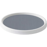 Bandeja giratoria antideslizante Lazy Susan de 30,5 cm gris