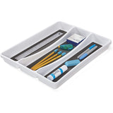 Drawer organizer with 3 compartments