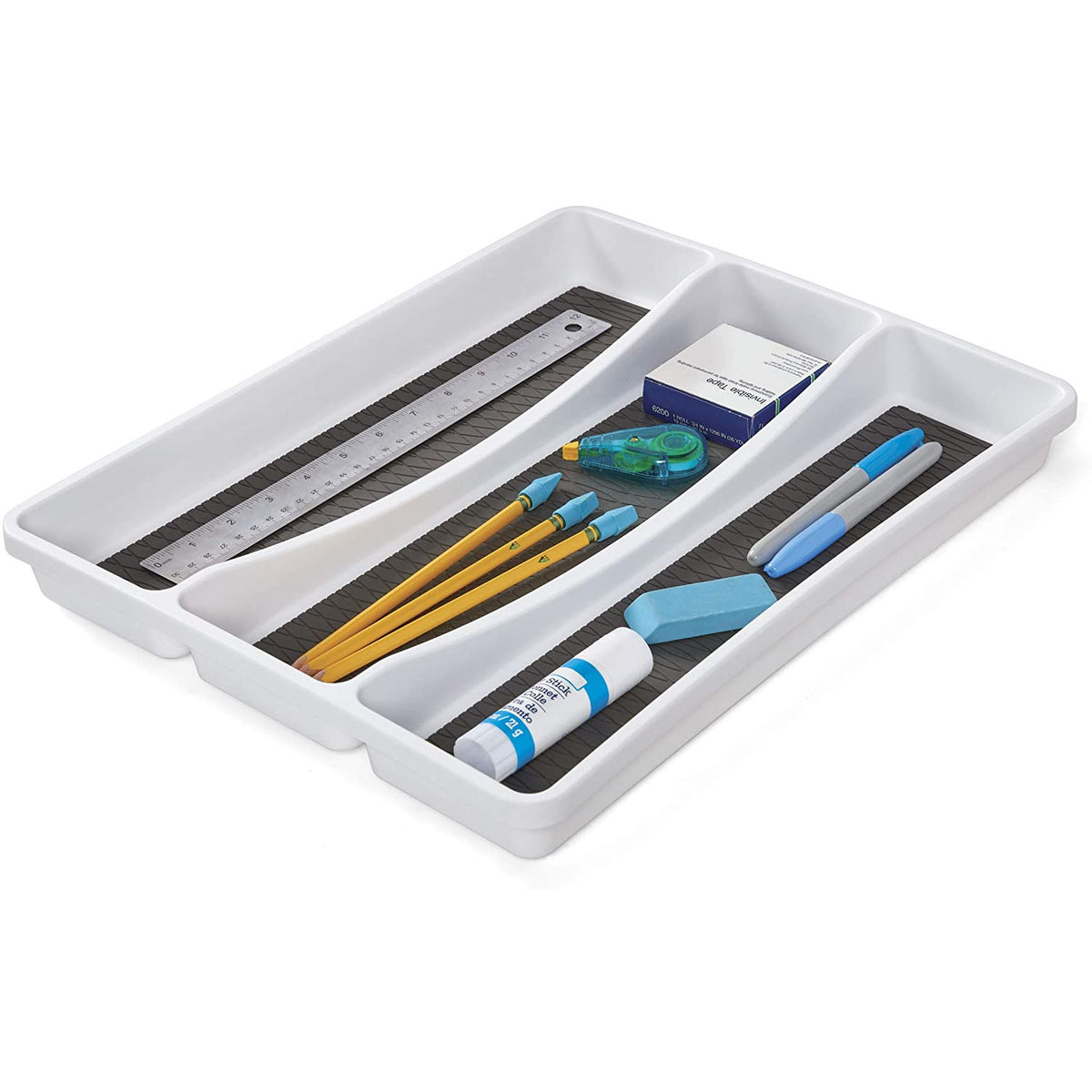 Drawer organizer with 3 compartments