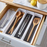 Drawer organizer with 3 compartments