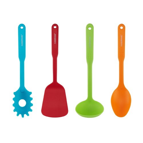 JUEGO DE 4 UTENSILIOS DE NYLON