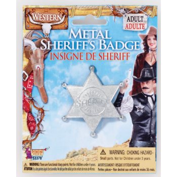 Placa de Sheriff del Oeste