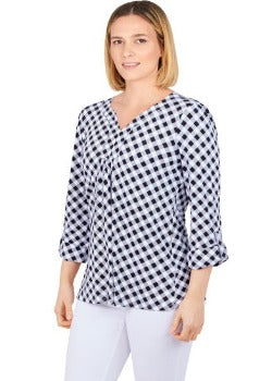 Blusa Negra/Blanca - Ruby Rd