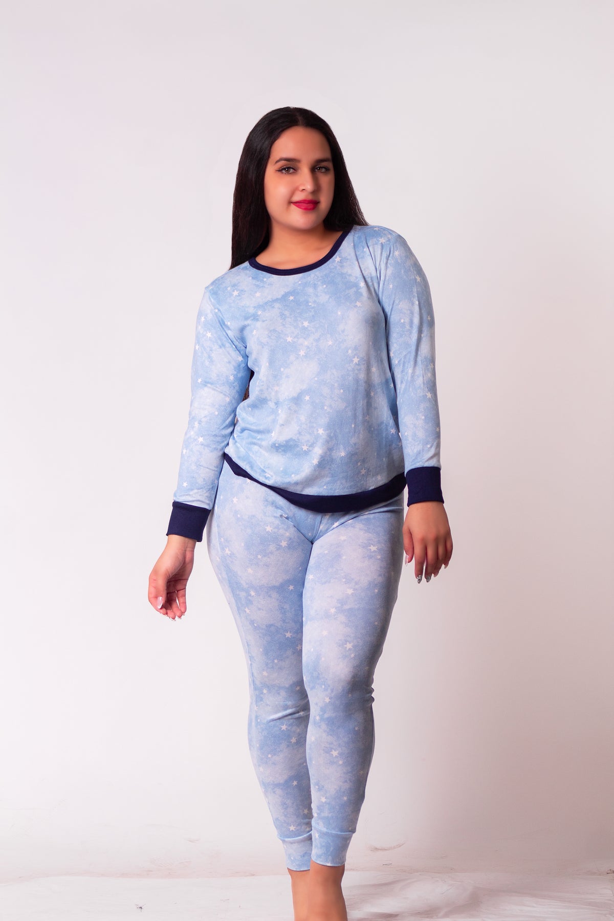 Conjunto de pijama Power nap azul claro