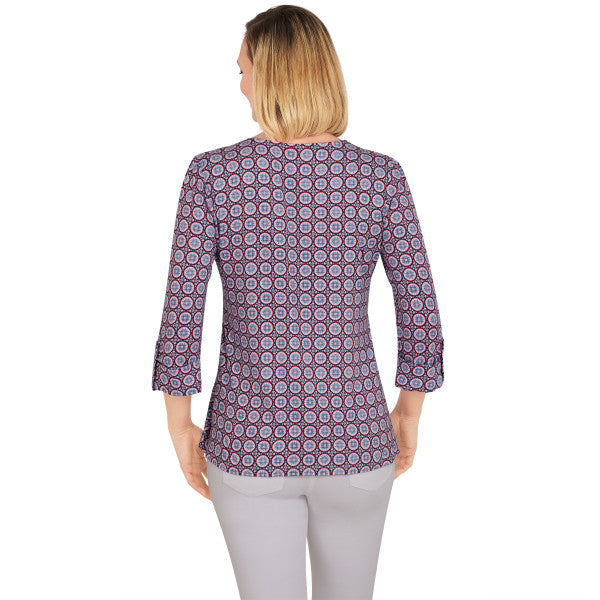 Blusa chambray azul - Ruby Rd