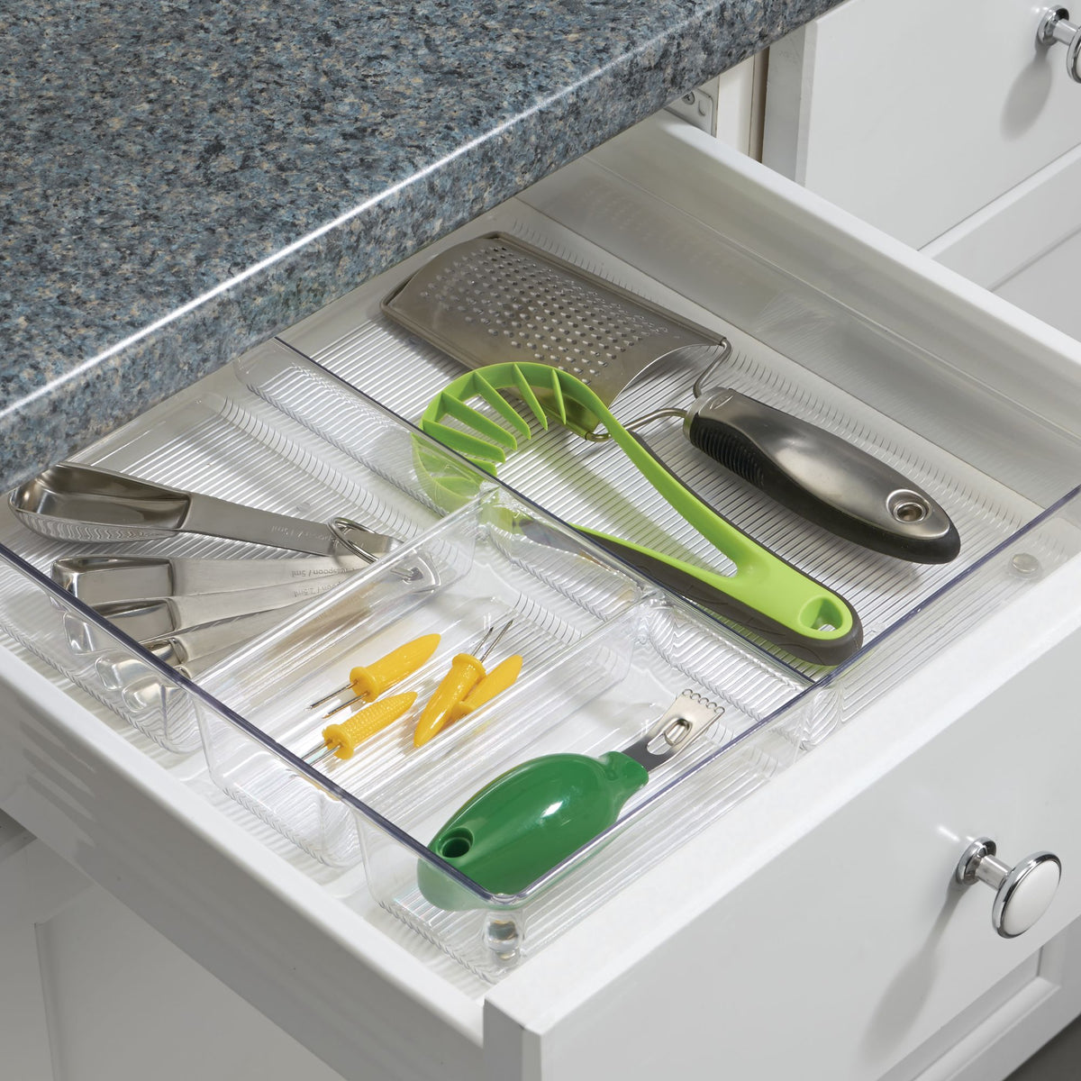 Drawer organizer with dividers 14.6" x 14.4" x 3.15"