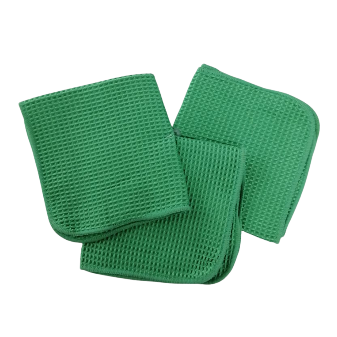 PAÑOS DE COCINA DE MICROFIBRA TIPO WAFFLE 30,5 x 30,5 cm