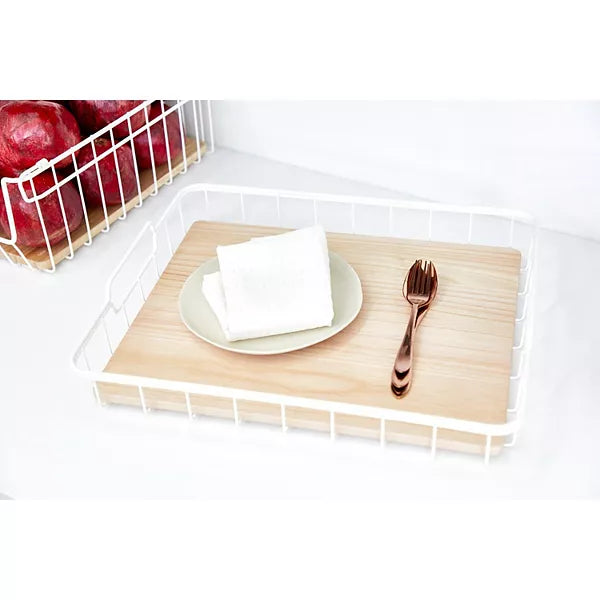 Bandeja de Servicio de Madera y Madera de Paulownia Coco
