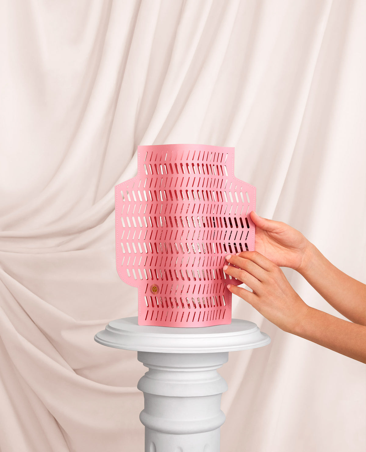 Jarrón de Papel Aurea Rosa