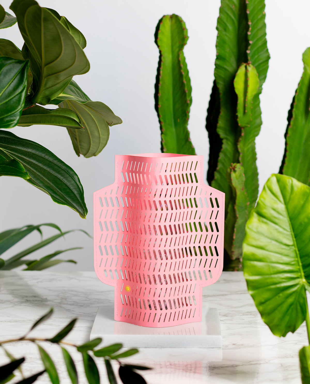 Jarrón de Papel Aurea Rosa