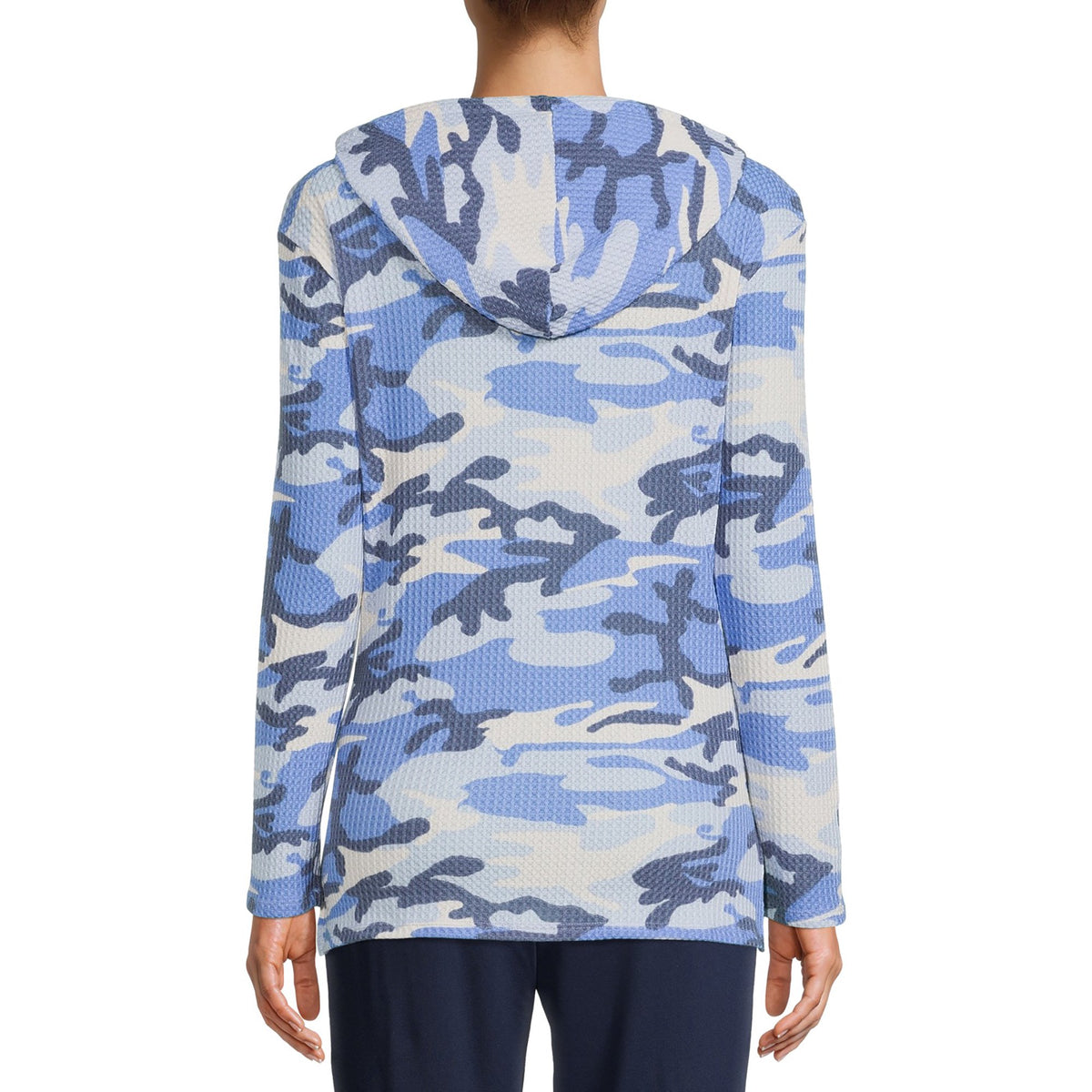 Camo de gofre de cuello azul combinado - Cyrus