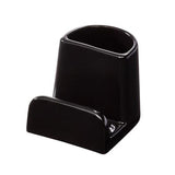 Soporte de esponja/cepillo de cocina ecológico negro mate