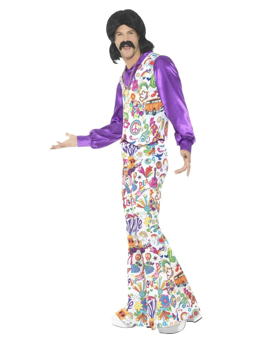 Disfraz hippie sesentero marchoso