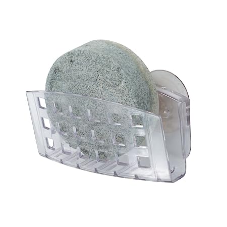 Cuna de esponja con ventosa, transparente