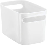 UNA Papelera 10x6x6 blanca
