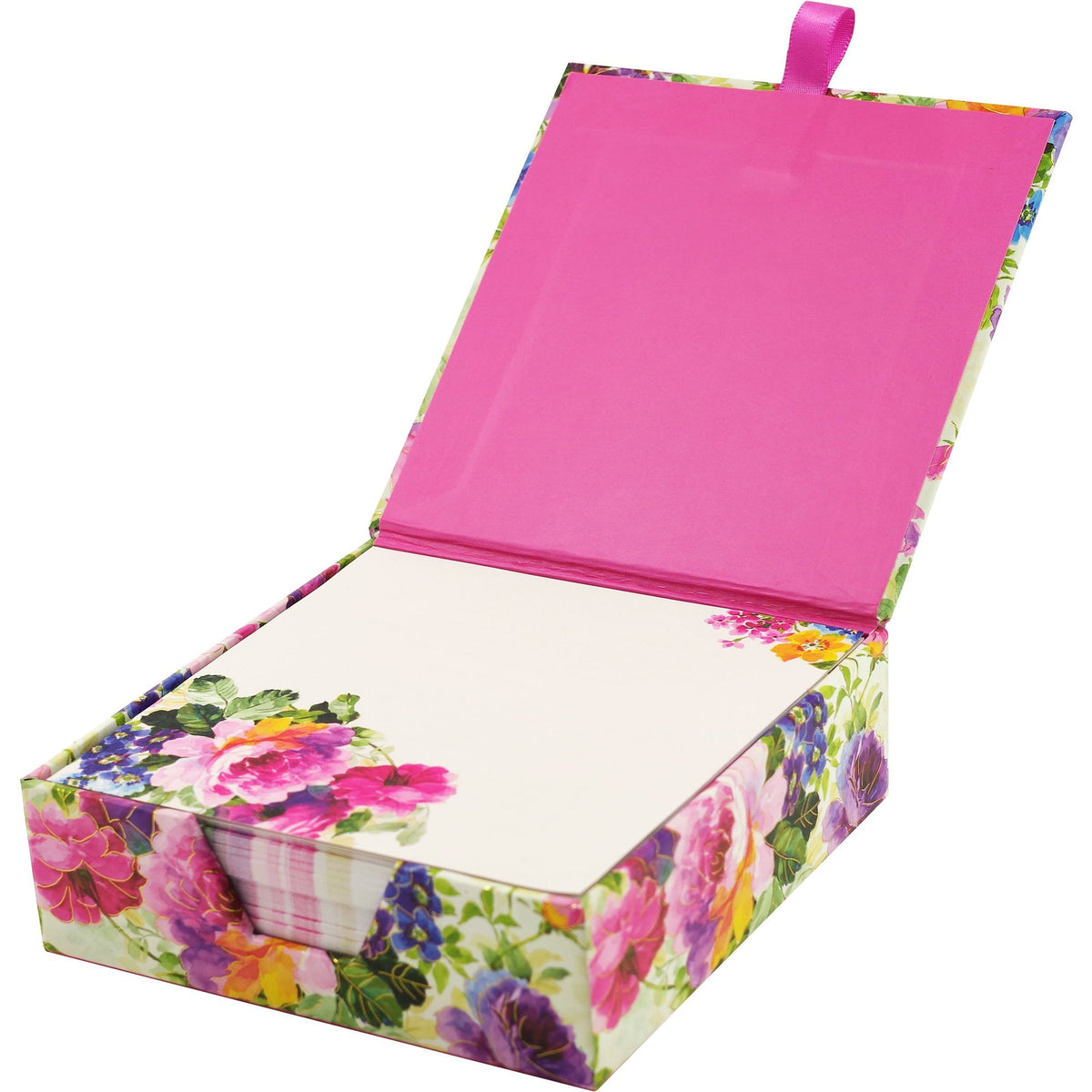 Desk notes peony garden