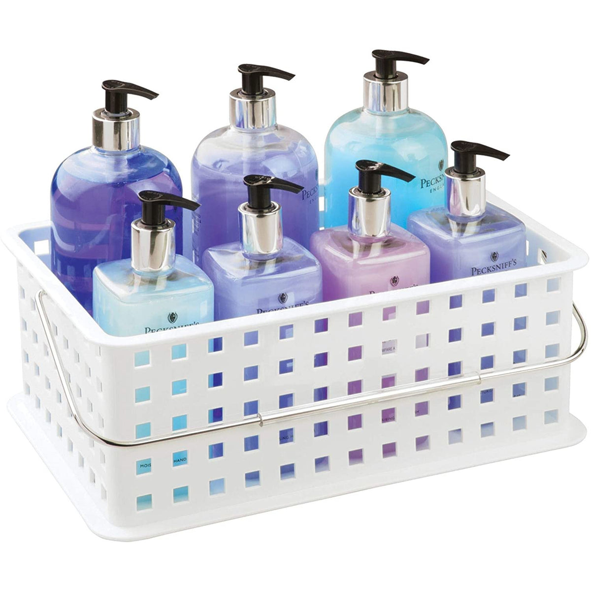 Cesta mediana de spa blanca