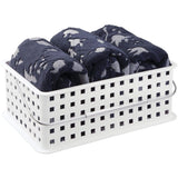 Cesta mediana de spa blanca