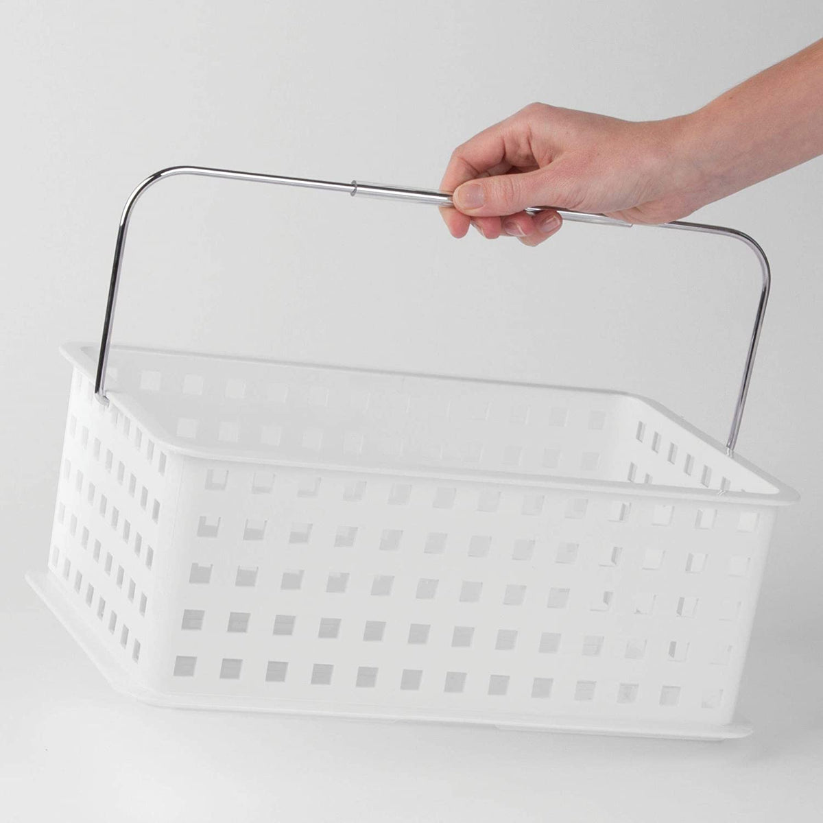 Cesta mediana de spa blanca