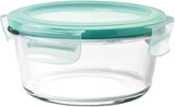 OXO GG CONTENEDOR REDONDO DE CRISTAL DE CIERRE INTELIGENTE DE 4 TAZAS
