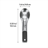 OXO GG 4 PIECE STAINLESS STEEL MEASURING SPOONS MAGNETS
