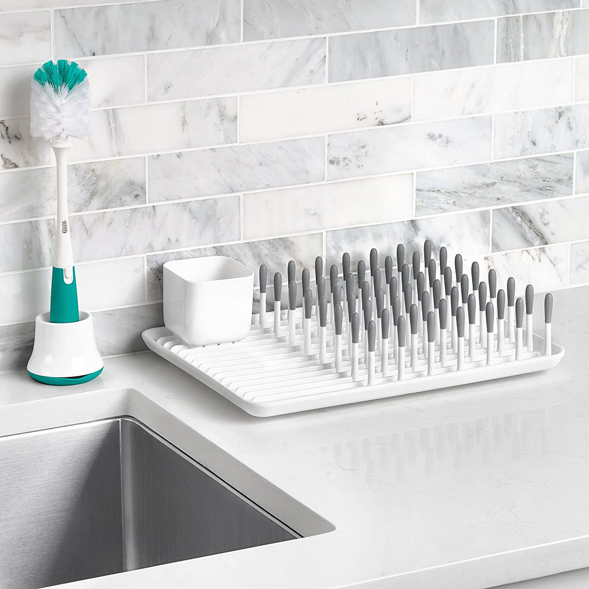 OXO Tot Bottle Drying Rack Gray