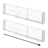 Separadores ajustables para cajones de 10 cm de altura - Juego de 2
