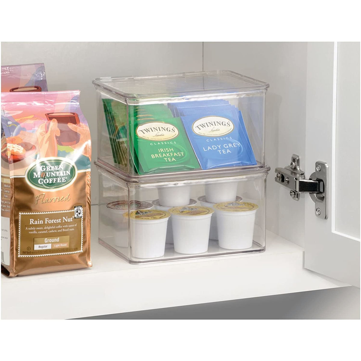 KITCHEN BINZ CAJA APILABLE 5.5" X 6.6" X 3.7" TRANSPARENTE