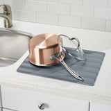 Silicone non-slip sink mat