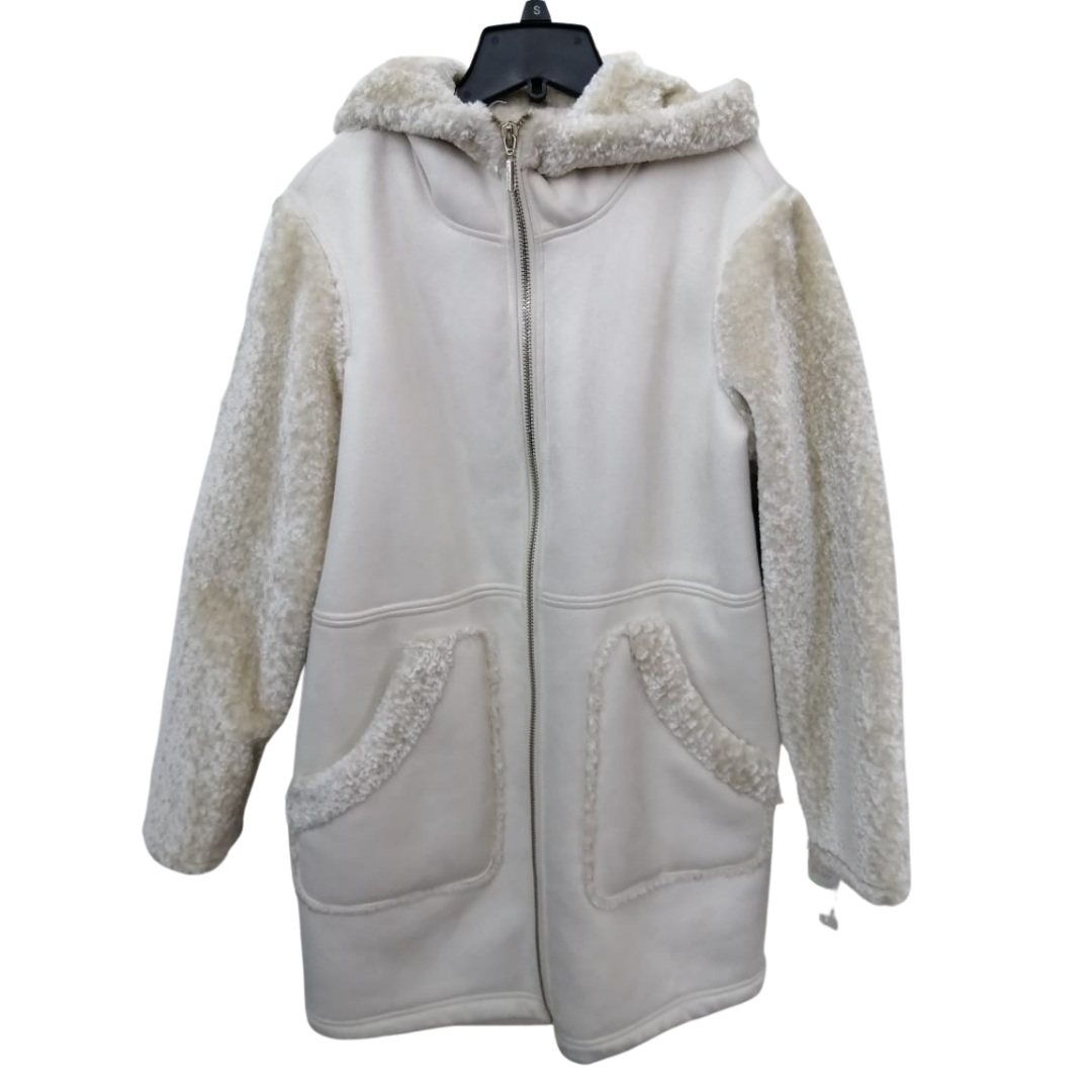 Abrigo de mujer color crema