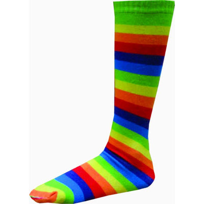 Calcetines de rayas hasta la rodilla - Adulto