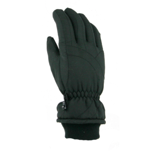 Guantes de esquí de microfibra negros