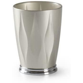 Vaso de baño plateado