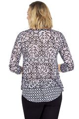 Blusa negro multicolor - Ruby Rd