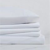 London Loft Leather Path 4PC Sheet White King