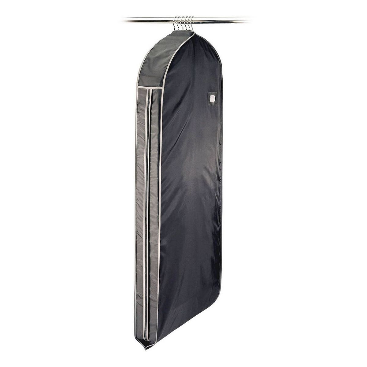 Funda de traje con fuelle de 5" negra